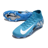 Chuteira Campo Nike Air Zoom Mercurial Superfly 10 Elite FG Azul